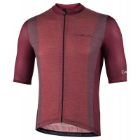 New Wool Radtrikot kurzarm rot