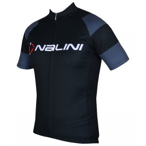 Rugby Jersey Radtrikot kurzarm schwarz/anthrazit