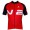 THUNDER Radtrikot kurzarm rot