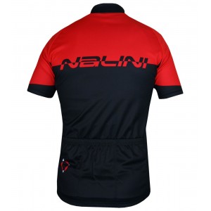 Übergröße VENDETTA Radtrikot kurzarm schwarz/rot