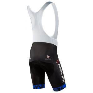 VILLAGGIO Trägerhose kurz schwarz/blau