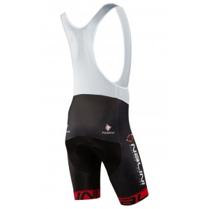 VILLAGGIO Trägerhose kurz schwarz/rot