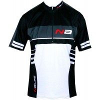 PRO PHANTOM MTB-Kurzarmtrikot weiß/schwarz