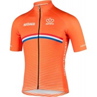 NIEDERLANDE 2022 Radtrikot kurzarm (langer RV)-Radsport-National-Team