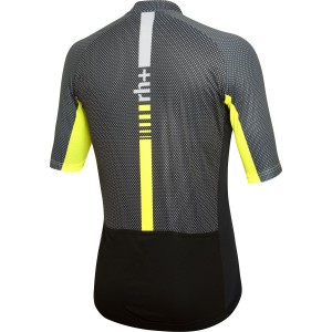 ATTACK Radtrikot kurzarm schwarz/neongelb