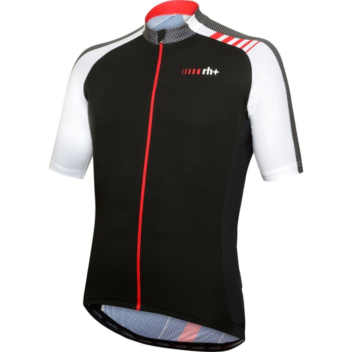 ATTACK Radtrikot kurzarm schwarz/weiß