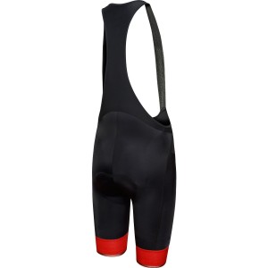 Logo Trägerhose kurz schwarz/rot
