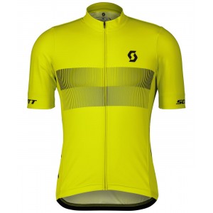 RC TEAM 10 Radsport-Set (Kurzarmtrikot+Trägerhose) gelb/schwarz