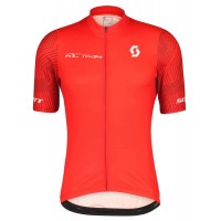 RC TEAM 10 Radtrikot kurzarm rot/weiß