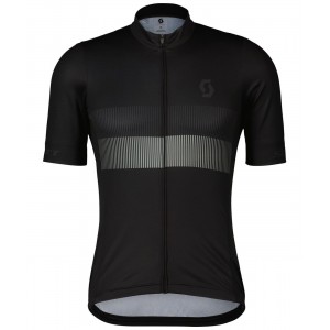 RC TEAM 10 Radtrikot kurzarm schwarz/dunkelgrau
