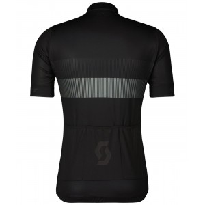 RC TEAM 10 Radtrikot kurzarm schwarz/dunkelgrau