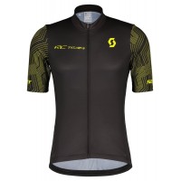 RC TEAM 10 Radtrikot kurzarm schwarz/gelb