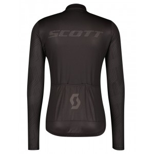 RC TEAM 10 Radtrikot langarm schwarz/dunkelgrau