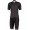 RC TEAM 10 Radsport-Set (Kurzarmtrikot+Trägerhose) schwarz/dunkelgrau