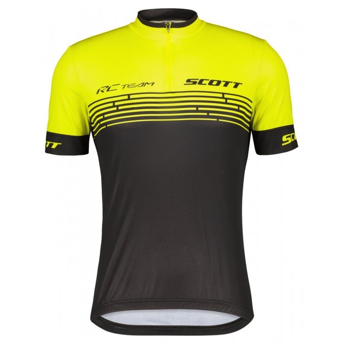 RC TEAM 20 Radtrikot kurzarm schwarz/gelb