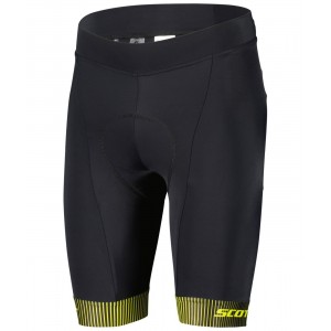 RC TEAM Radhose kurz schwarz/gelb