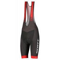 RC TEAM Trägerhose kurz dunkelgrau/rot