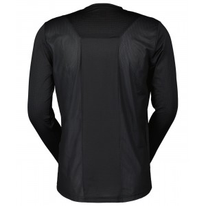 TRAIL FLOW MTB Trikot langarm schwarz/grau