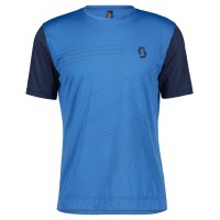 TRAIL FLOW MTB Trikot kurzarm blau