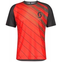 TRAIL VERTIC MTB Trikot kurzarm rot/dunkelgrau