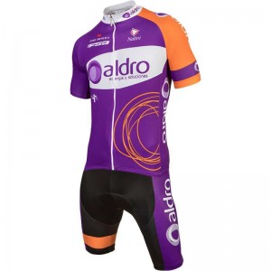 ALDRO CYCLING TEAM 2017 Kurzarmtrikot (langer Reißverschluss) Radsport-Team