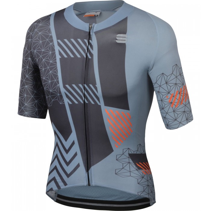 BOMBER Radtrikot kurzarm zement/anthrazit