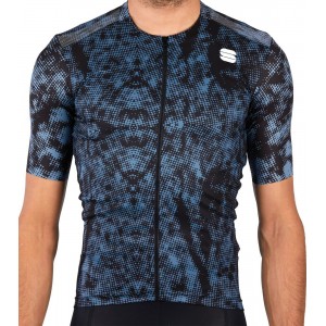 ESCAPE SUPERGIARA Radtrikot kurzarm schwarz/blau