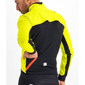 Fiandre Pro Medium Fahrrad Winterjacke gelb/schwarz