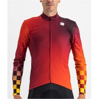 ROCKET THERMAL JERSEY Radtrikot langarm rot