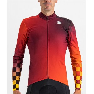 ROCKET THERMAL JERSEY Radtrikot langarm rot