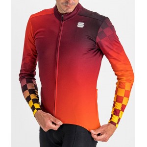 ROCKET THERMAL JERSEY Radtrikot langarm rot