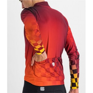 ROCKET THERMAL JERSEY Radtrikot langarm rot