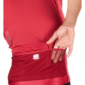 SUPERGIARA Radtrikot kurzarm rot