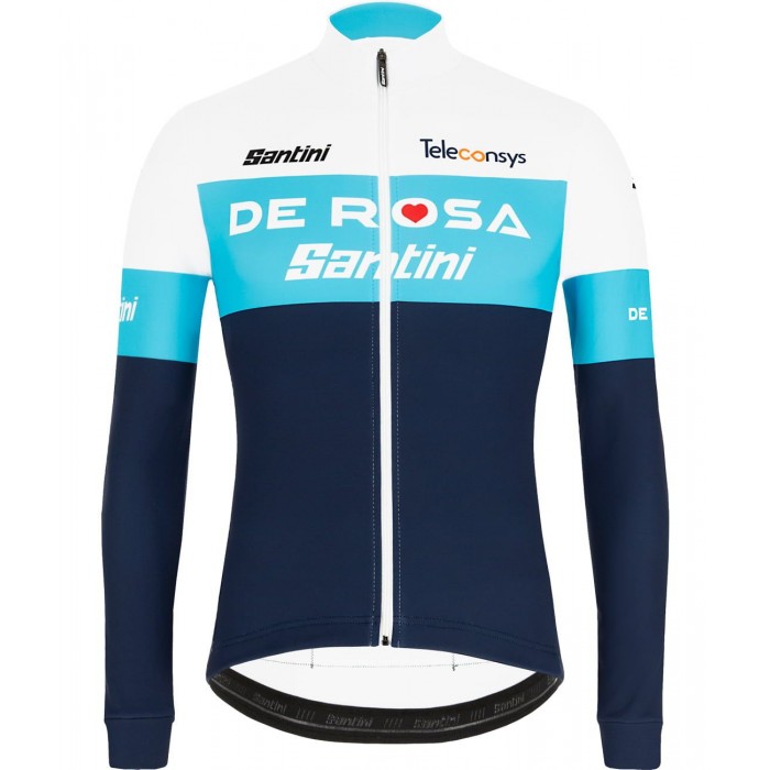 Team De Rosa 2021 Radtrikot langarm-Radsport-Profi-Team