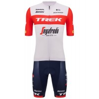 TREK-SEGAFREDO 2023 Set (Radtrikot+Trägerhose)-Radsport-Profi-Team