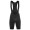 Men ACTIVE BIB PANTS Trägerhose kurz schwarz (black uni)