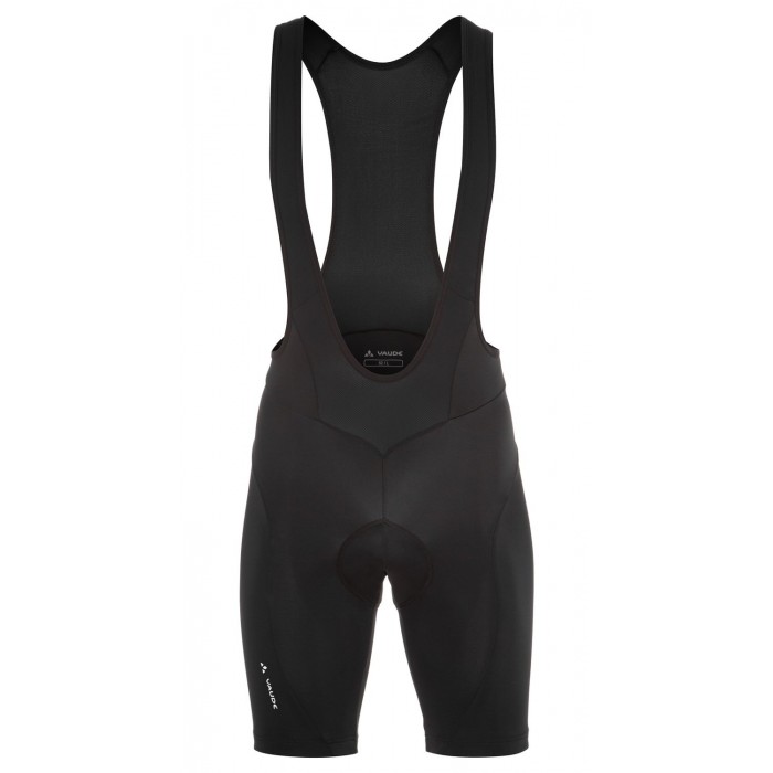 Men ACTIVE BIB PANTS Trägerhose kurz schwarz (black uni)