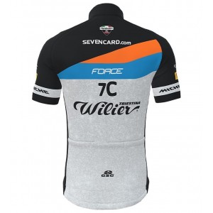 Wilier Force 7C MTB Team 2022 Radtrikot kurzarm (langer Reißverschluss)-Radsport-Team