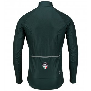 SPARTAN Windschutz Radtrikot langarm grün