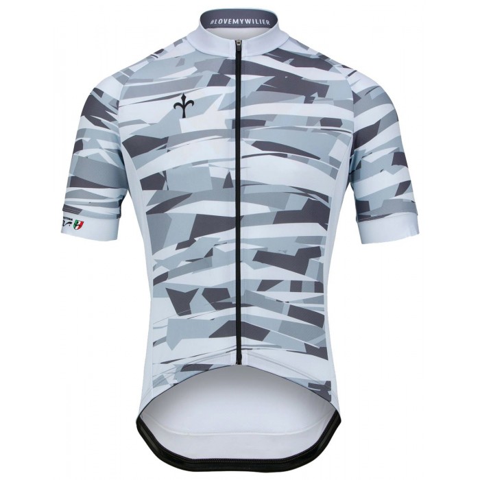 VIBES 2.0 Radtrikot kurzarm grau