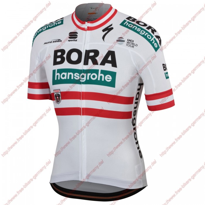 Profiteams Bora Hansgrohe 2019 Austrian champion Trikot Kurzarm Outlet Radtrikot Kaufen