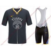 Profiteams Golden State Warriors Stephen Curry 2019 Radbekleidung Satz Trikot Kurzarm+Trägerhosen Se Radtrikot Kaufen