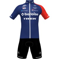 Baloise Trek Lions 2023 Set(Radtrikot+Trägerhose)-Radsport-Profi-Team Radtrikot Kaufen