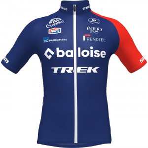 Baloise Trek Lions 2023 Set(Radtrikot+Trägerhose)-Radsport-Profi-Team Radtrikot Kaufen
