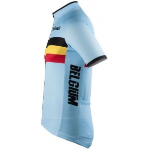 BELGIEN 2022 Radtrikot kurzarm(langer RV)-Radsport-National-Team Radtrikot Kaufen
