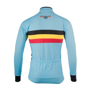 BELGIEN 2022 Radtrikot langarm-Radsport-National-Team Radtrikot Kaufen