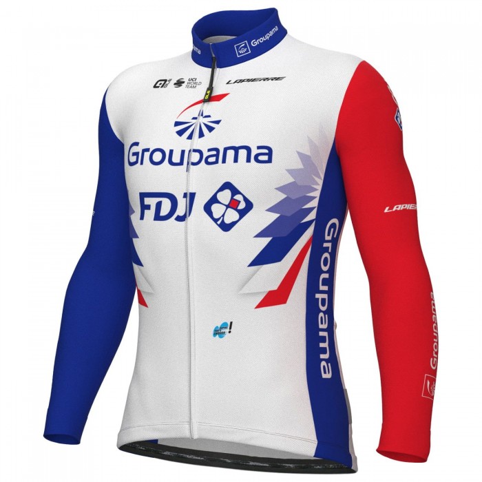 GROUPAMA-FDJ 2022 Radtrikot langarm-ALE Radsport-Profi-Team Radtrikot Kaufen