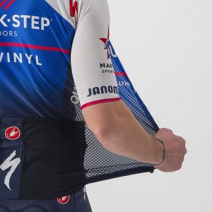 Quick Step-Alpha Vinyl 2022 CLIMBER'S 3.1 Radtrikot kurzarm(langer RV)-Radsport-Profi-Team Radtrikot Kaufen