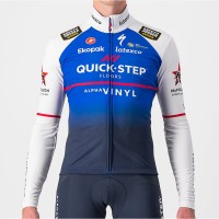 Quick Step-Alpha Vinyl 2022 Radtrikot langarm-Radsport-Profi-Team Radtrikot Kaufen