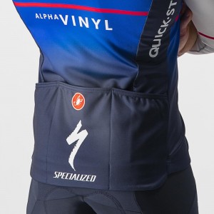 Quick Step-Alpha Vinyl 2022 Radtrikot langarm-Radsport-Profi-Team Radtrikot Kaufen
